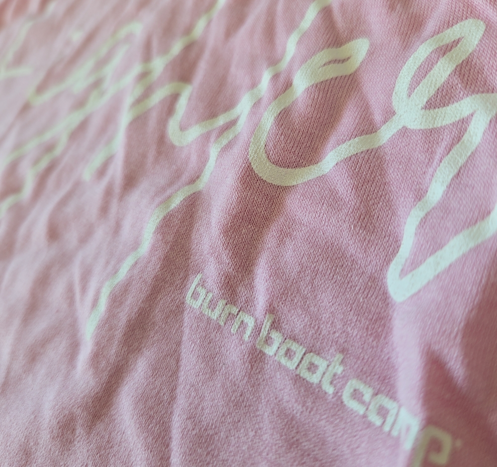 Burn Boot Camp Pink Graphic Tank Top